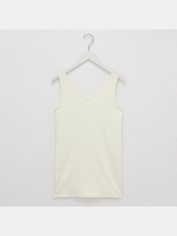 シルクブレンドタンクトップ