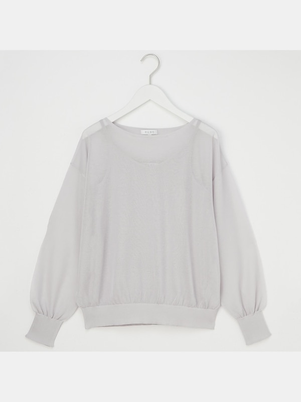 シアーレイヤーニット