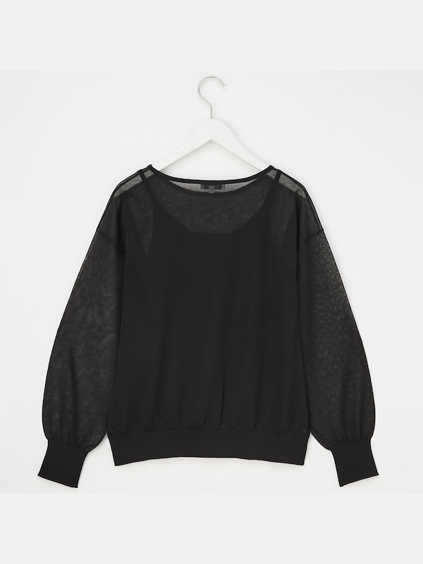 シアーレイヤーニット