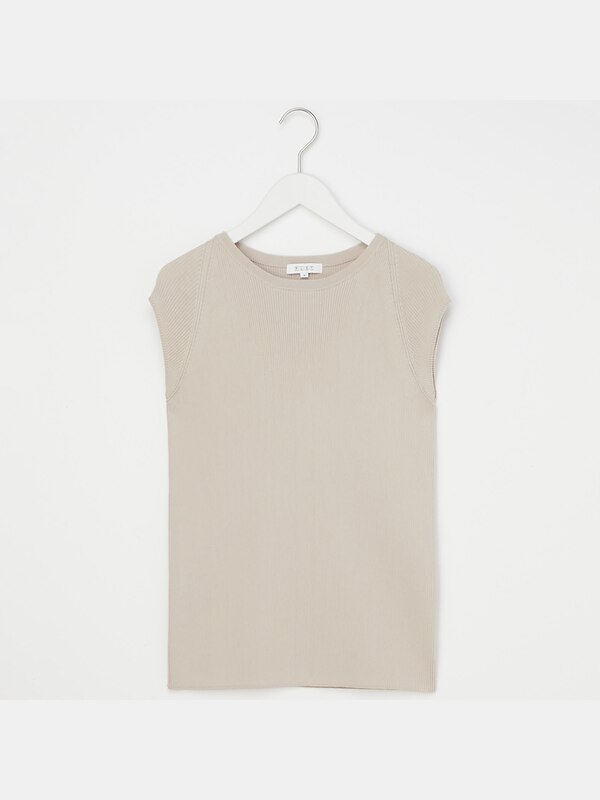 ハイゲージリネンブレンドニット