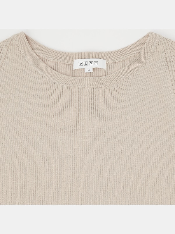 ハイゲージリネンブレンドニット