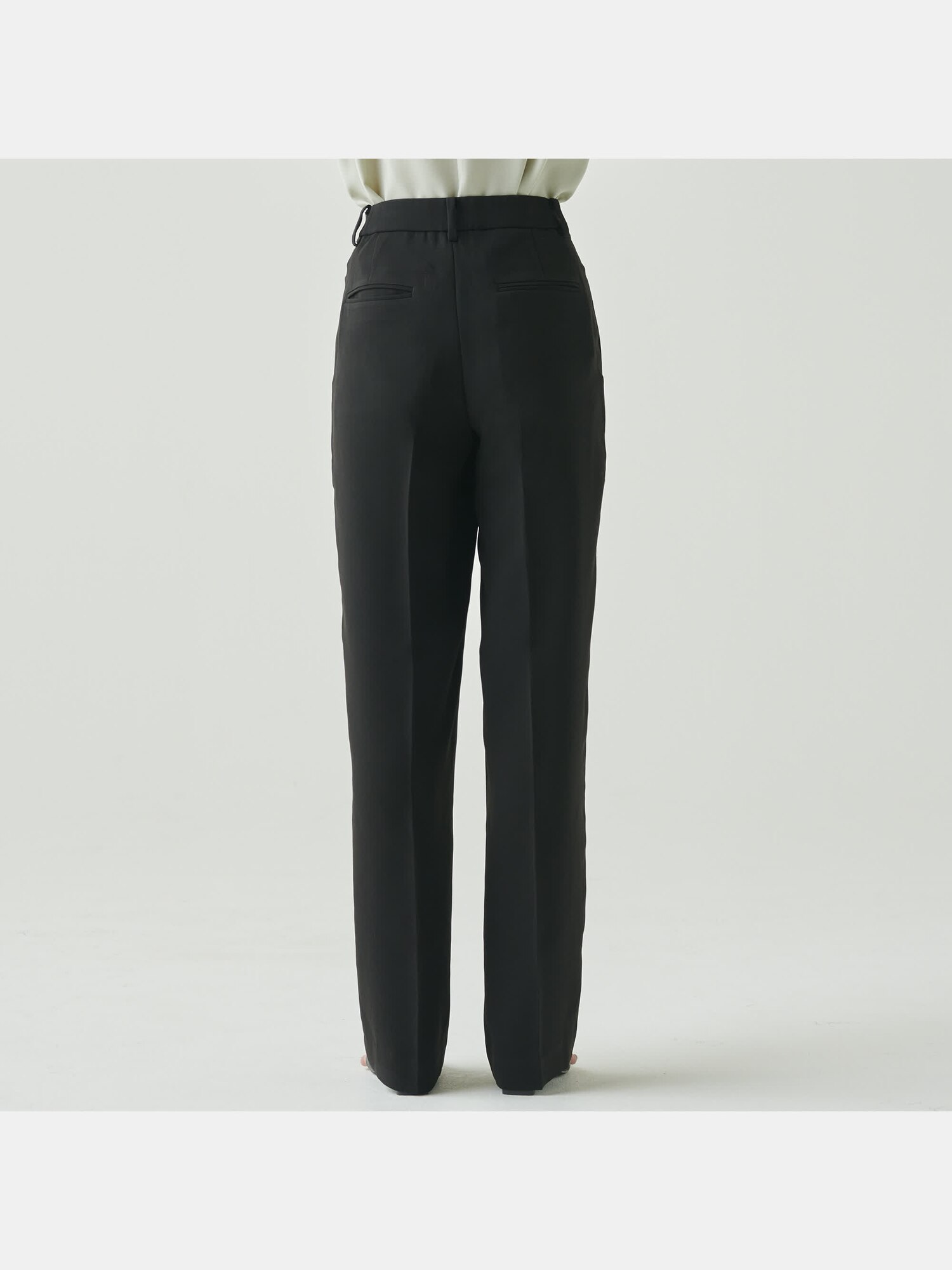 PLST(プラステ)公式 | 【丈長め】トリアセブレンドストレートパンツ