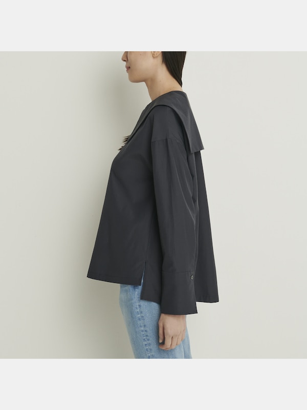 トリアセコットンセーラーカラーブラウス