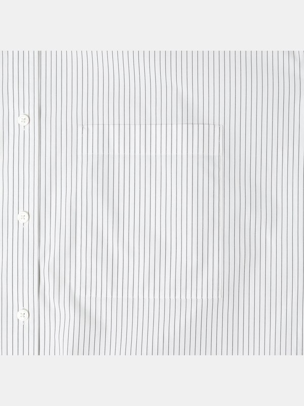 コットンブレンドオーバーサイズシャツ（長袖）