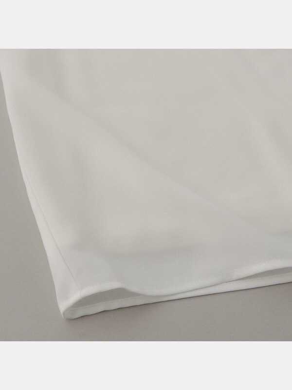 ジョーゼットカフスプリーツブラウス