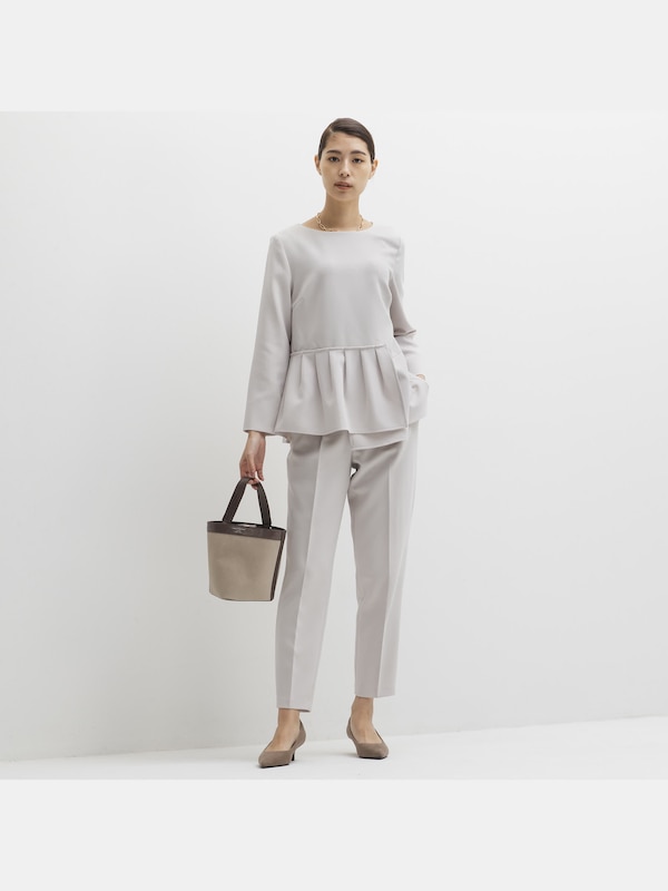 ティアードブラウスパンツセットアップ