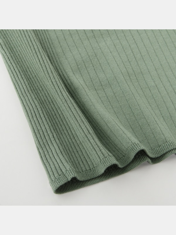 シルクブレンドリブセーター （長袖）