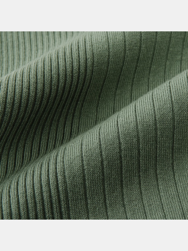 シルクブレンドリブセーター （長袖）