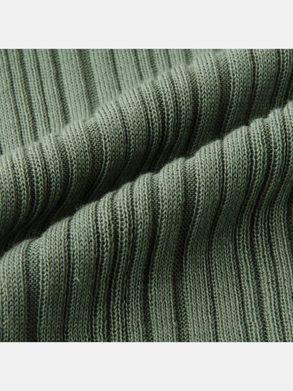 シルクブレンドリブカーディガン