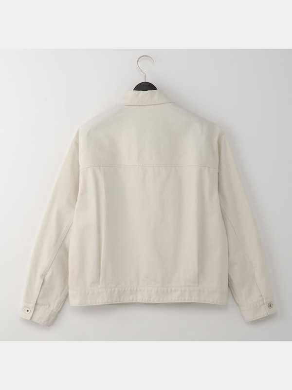 リラックスフィットホワイトデニムジャケット