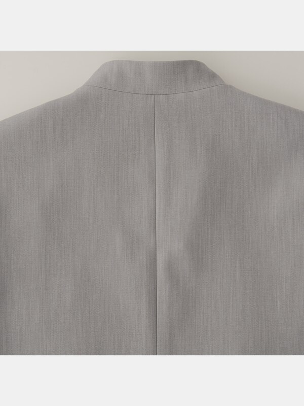 ライトダブルクロスノーカラージャケット