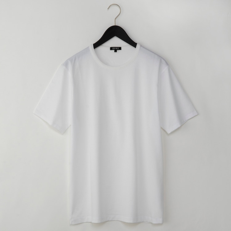 シルキーコットンクルーネックTシャツ （半袖） Men 362201009 (MEN) | プラステ