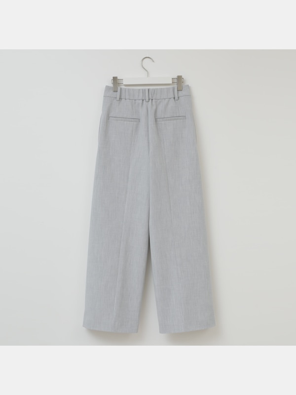 PLUS STYLE ワイドストレートパンツ（ウォームリザーブ）