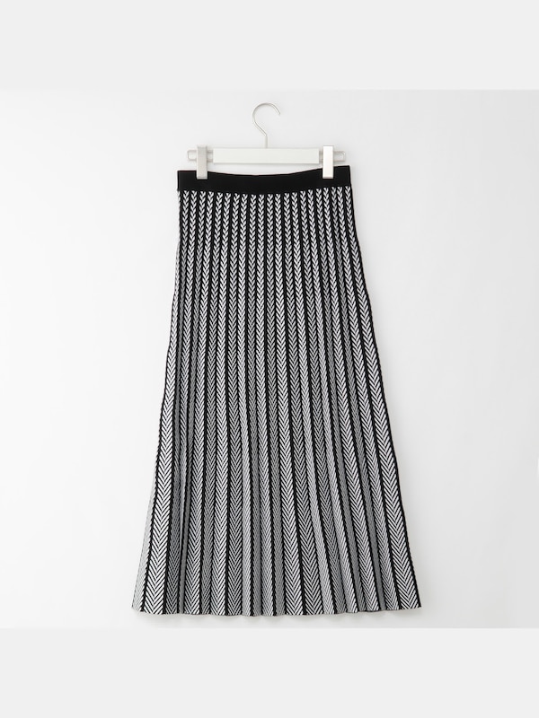 ジャカードニットスカートセットアップ