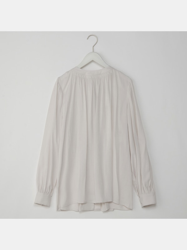 ライトサテン2WAYボウタイブラウス（長袖）