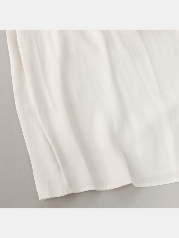 ライトサテン2WAYボウタイブラウス（長袖）