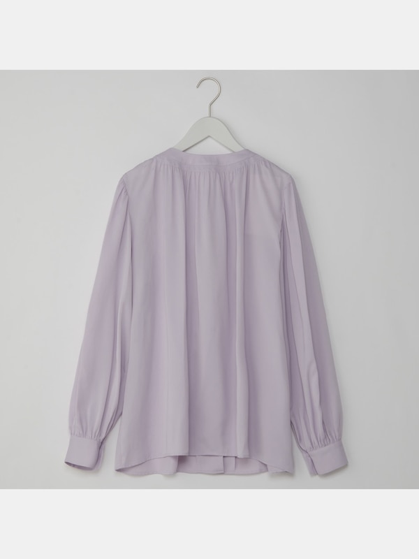 ライトサテン2WAYボウタイブラウス（長袖）