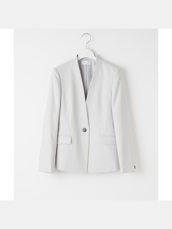 ポリレーヨンストレッチカラーレスジャケット