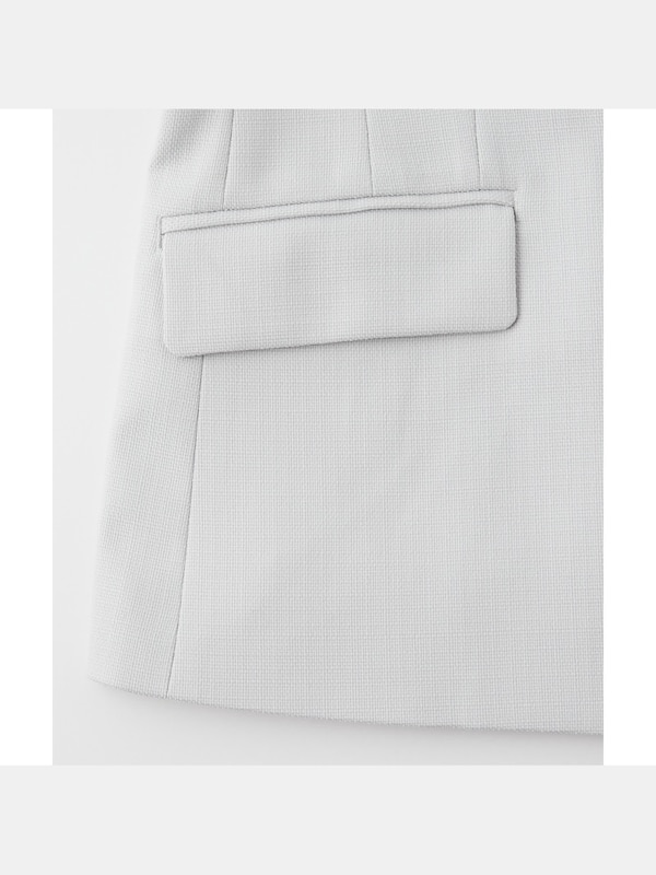 ポリレーヨンストレッチカラーレスジャケット