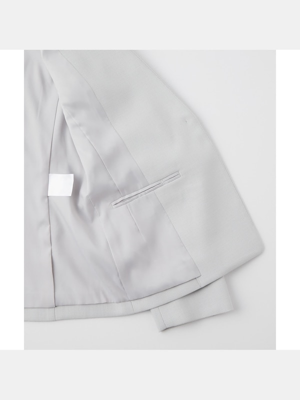 ポリレーヨンストレッチカラーレスジャケット