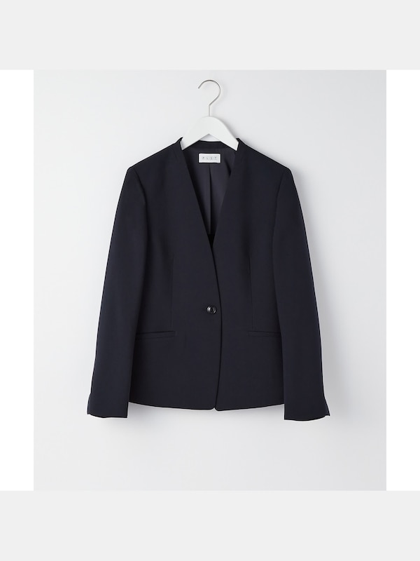 ポリエステルオックスカラーレスジャケット