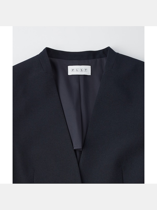 ポリエステルオックスカラーレスジャケット