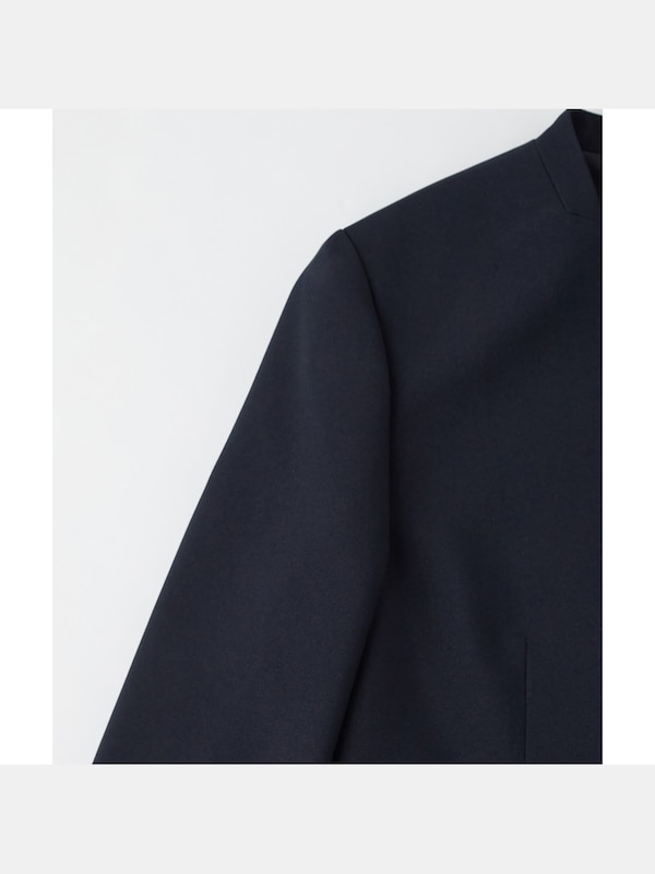 ポリエステルオックスカラーレスジャケット