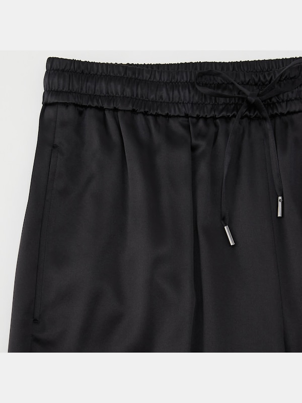 シルクブレンドワイドパンツ