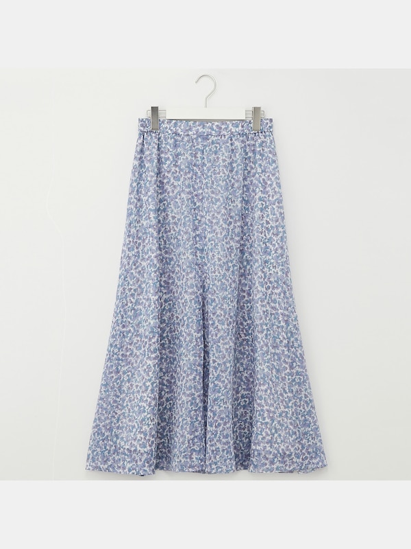 シフォンフラワースカート
