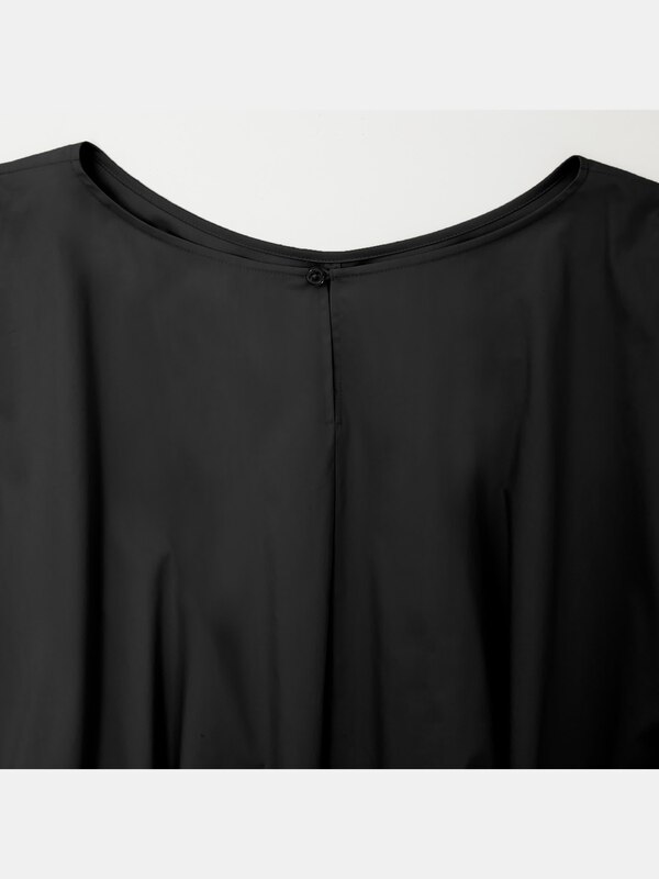 コットンボリュームスリーブブラウス