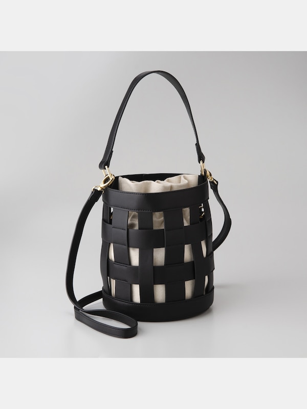 ビッグメッシュバケットバッグ