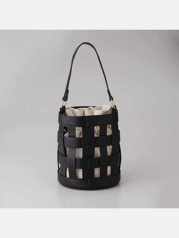 ビッグメッシュバケットバッグ