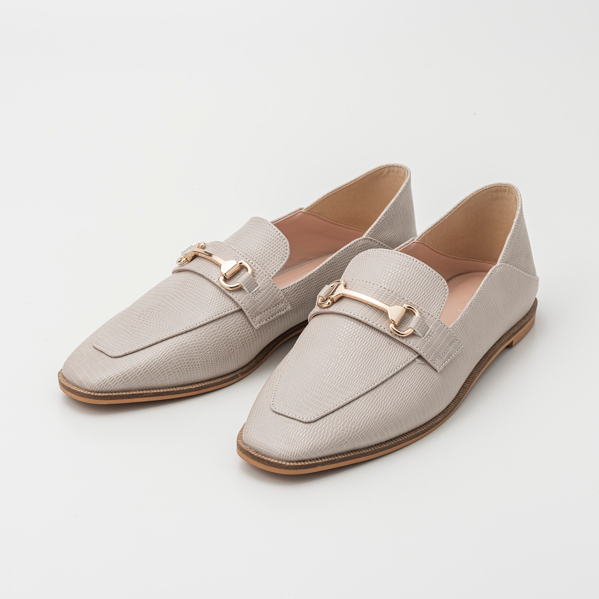 フェイクレザービットローファー Women プラステ