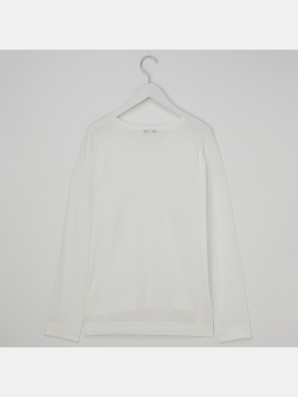 シルクブレンドVネックニット