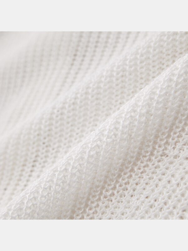 フレンチリネンミドルゲージカーディガン