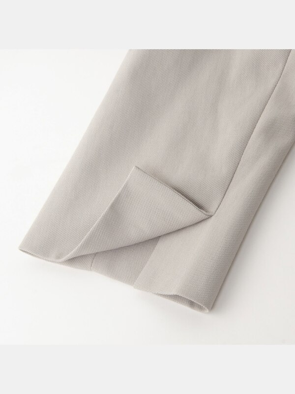 リネンブレンドカラーレスジャケット