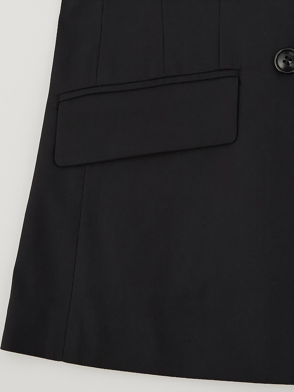 リネンブレンドダブルジャケット