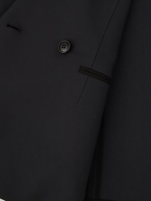 リネンブレンドダブルジャケット