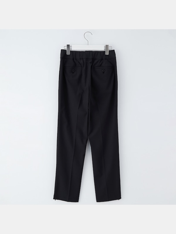 リネンブレンドスリットパンツ