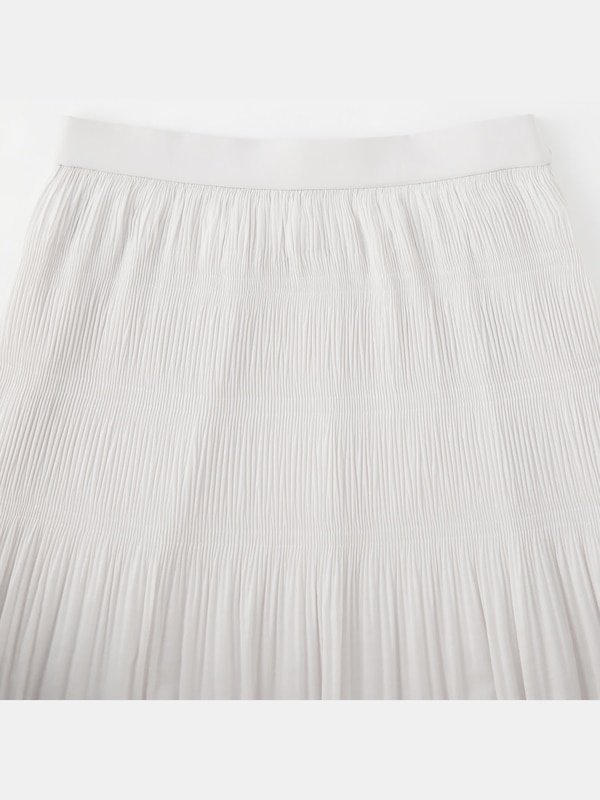 マジョリカプリーツフレアロングスカート