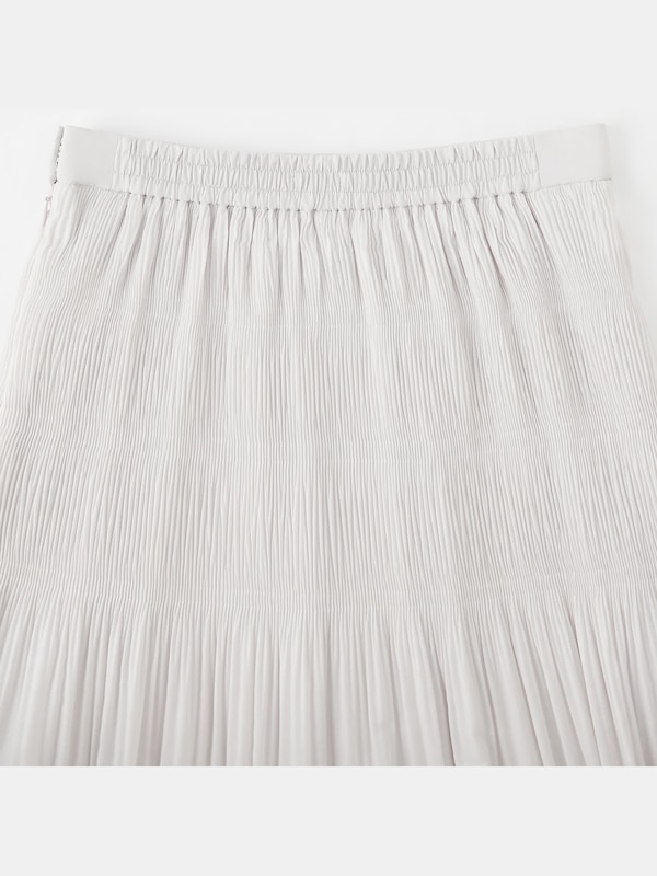 マジョリカプリーツフレアロングスカート