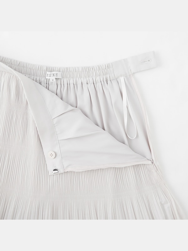 マジョリカプリーツフレアロングスカート