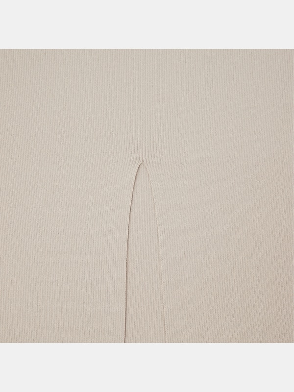 ハイゲージリネンブレンドニットスカート