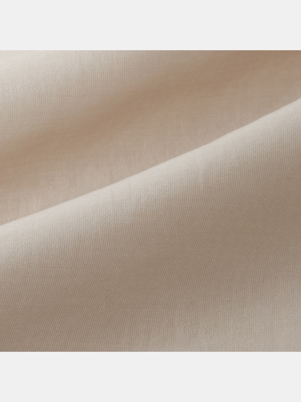 シアーバンドカラーロングシャツ（長袖）