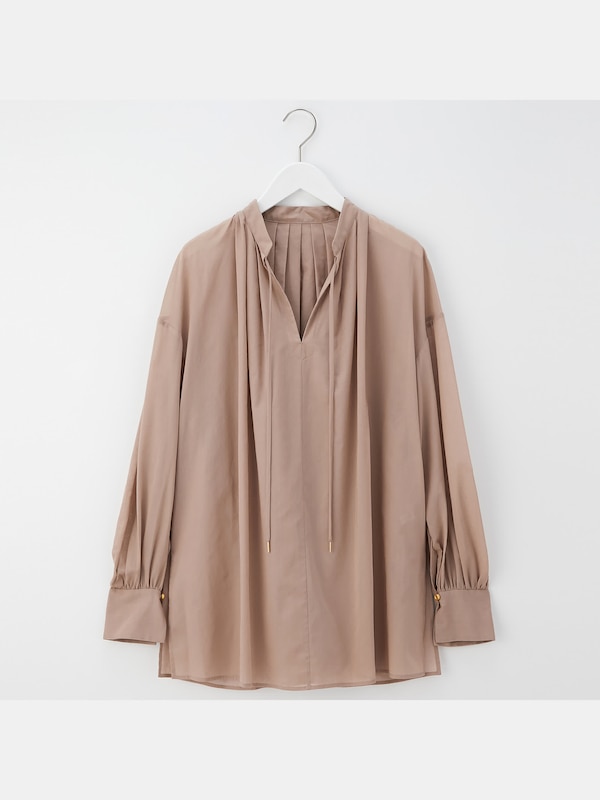 コットンボイルカフタンブラウス