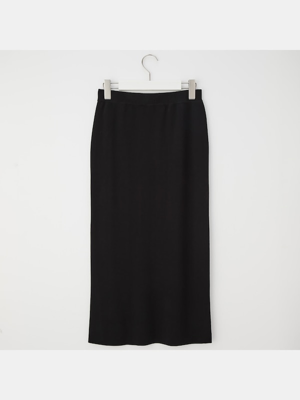 サイドスリットニットスカートセットアップ