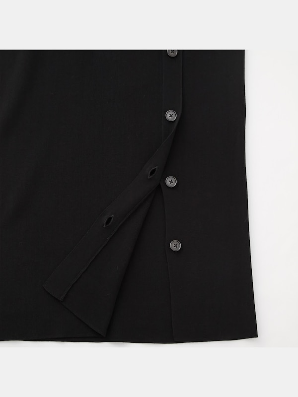 サイドスリットニットスカートセットアップ