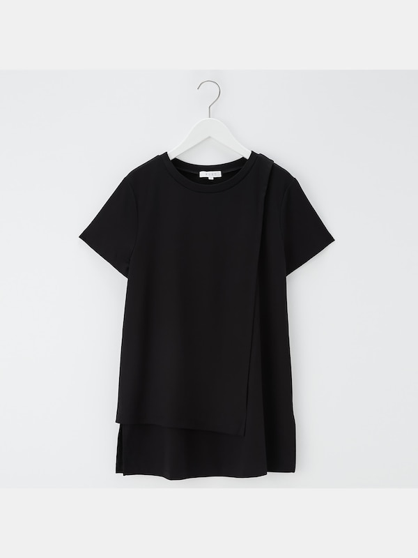 グロスジャージーレイヤードTシャツ