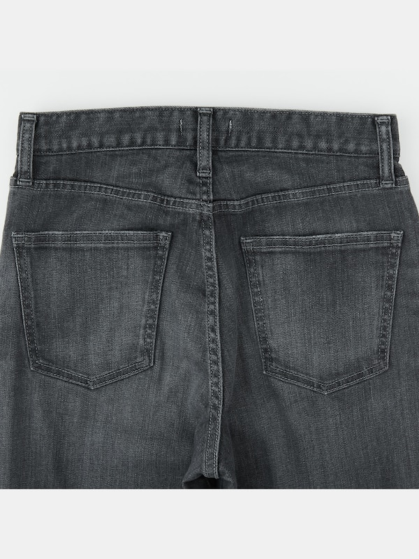 スリムテーパードジーンズ（グレー）