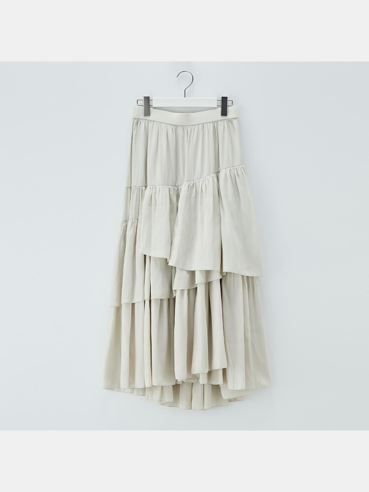 PLST(プラステ)公式 | ランダムティアードロングスカート 